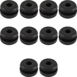 Kit 10 borracha coxim fixação tampa lateral DT180 DTN DTZ RD125 RD135 RDZ