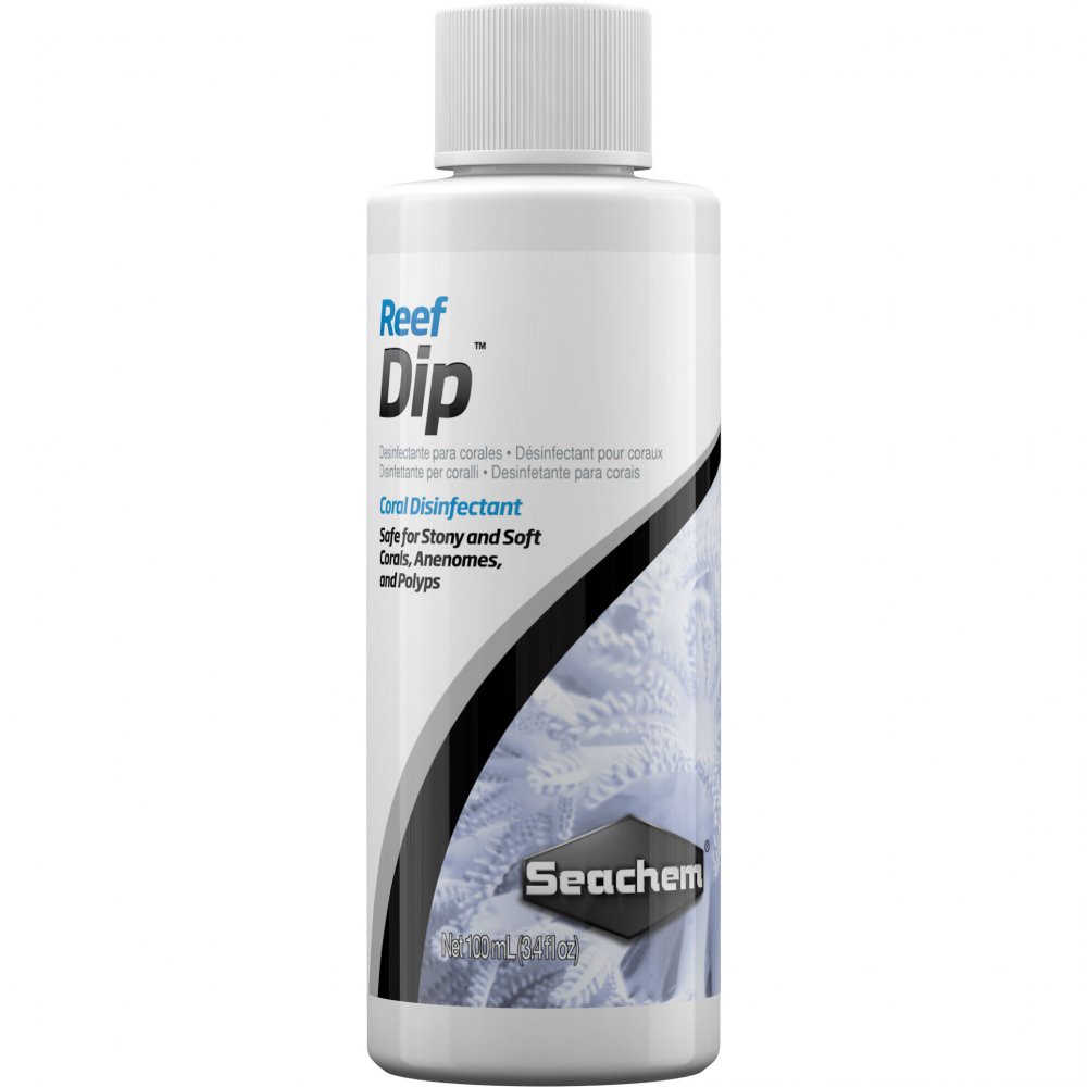 Seachem Reef Dip 100ml Base de Iodo Para Profilaxia e Tratamento de Corais Aquario Marinho