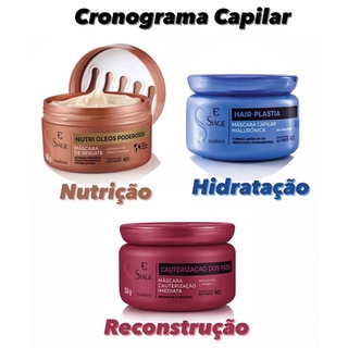 Cronograma Capilar 3 máscaras Eudora