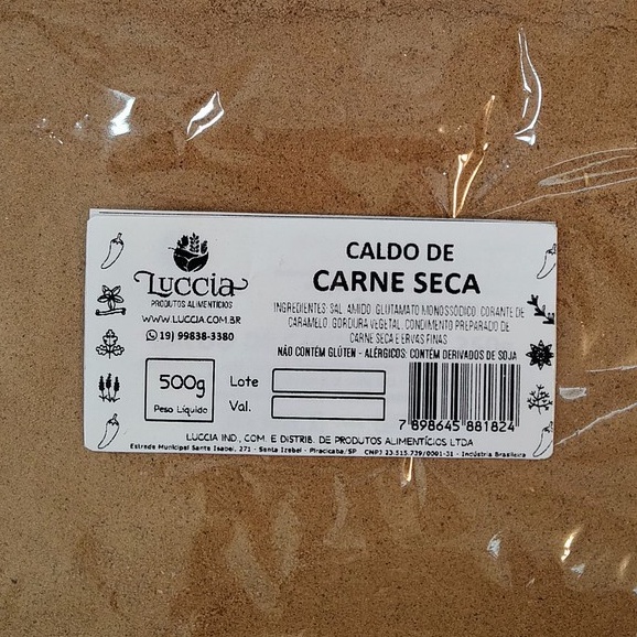 Caldo de Carne Seca em Pó - 250g, 500g e 1kg