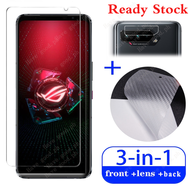 Película De Vidro Hd 3 Em 1 Antishock Para Asus Rog Phone 5 Pro Rog