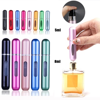 8 Ml Mini Portáteis Recarregáveis Frasco De Perfume Com Bomba De Pulverização Scent Recipientes Cosméticos Vazios Atomizador Garrafa Para Ferramenta De Viagem