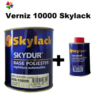 Verniz Automotivo 10000 Skylack Repintura 900ml em Oferta na Shopee
