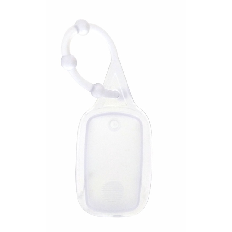 Kit c/5 Chaveiro Porta Álcool Gel Cristal 8ml - R$.5,99 cada
