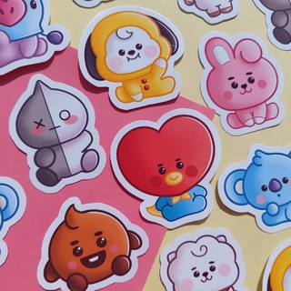 Adesivos BT21 - BTS - Kpop - Line Friends | Shopee Brasil