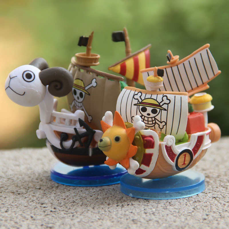 Brinquedo / Figura De Barco Anime One Piece Pvc Luffy Pirata Mil Sunny Navio Barco Novo