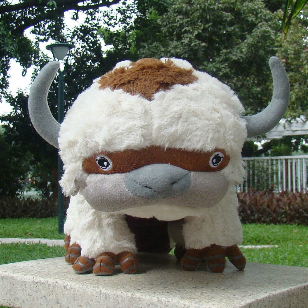 50cm Pelúcia Avatar Last Airbender Appa Plush Doll Grande Brinquedo Macio Peluche Minião