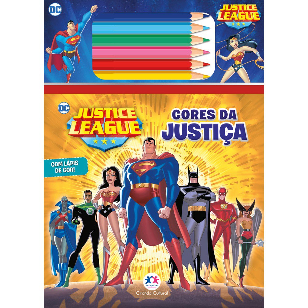 Livro - Liga da Justiça: Cores da Justiça em Oferta na Shopee