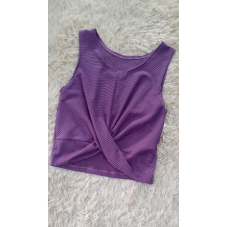 Blusa Cropped Malha Canelado/ Modelos Variados/ Bem Verão
