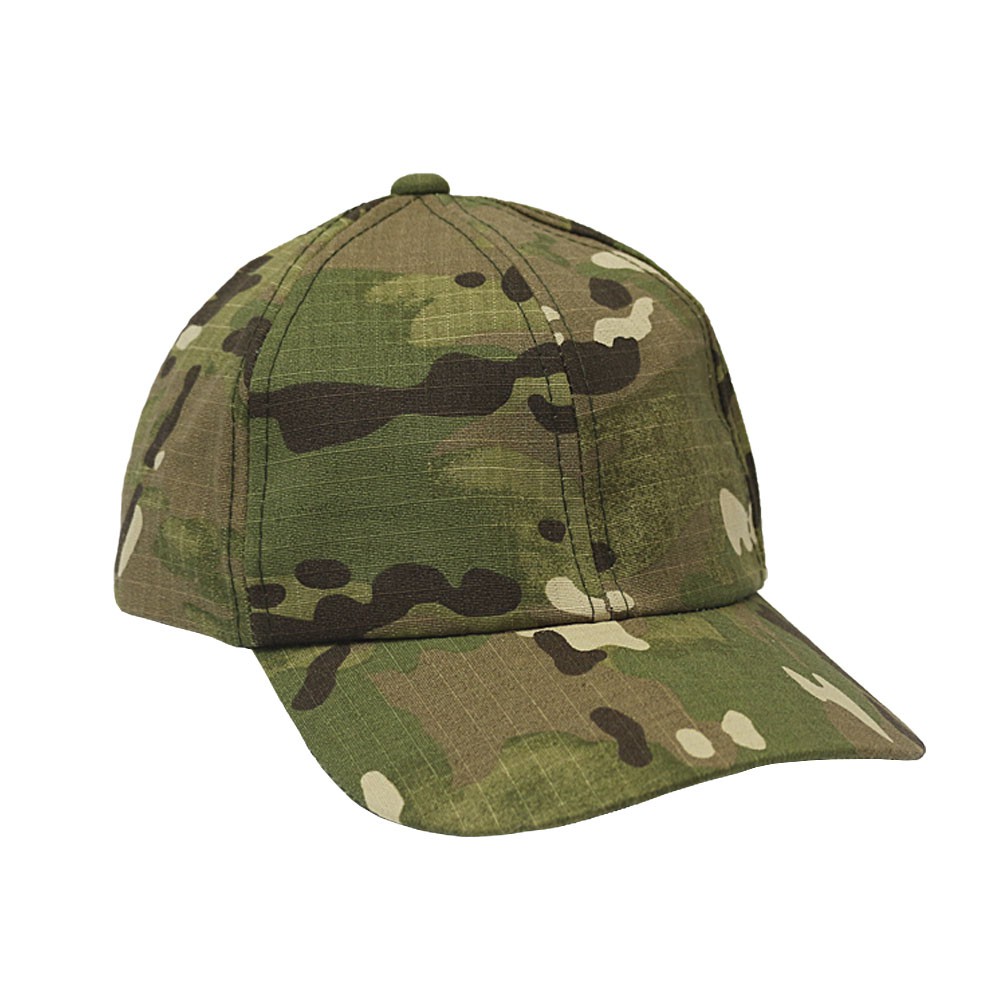 Boné Militar Liso Rip Stop | Camuflada Multicam - Atack