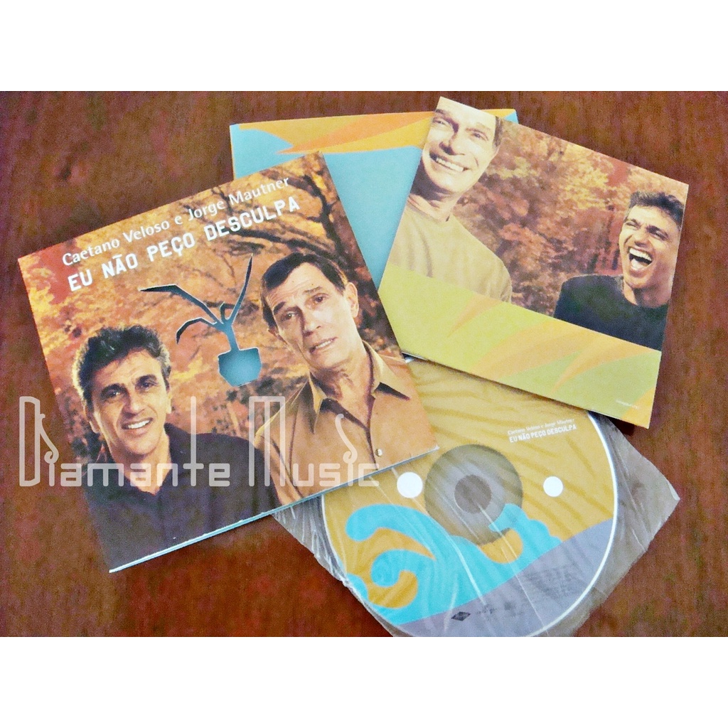 Caetano Veloso e Jorge Mautner - Eu Não Peço Desculpa - CD Edição Especial Remasterizada NM