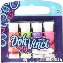 Brinquedo Play Doh Vinci Refil Cores Vibrantes Hasbro