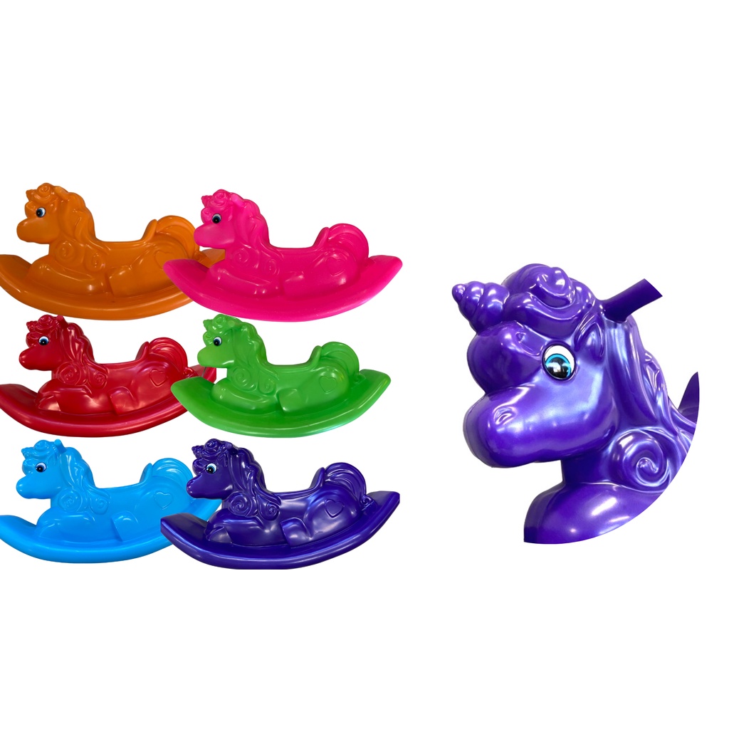 Gangorra Balanço Unicornio Cavalo Mágico Infantil Gangorra Playground