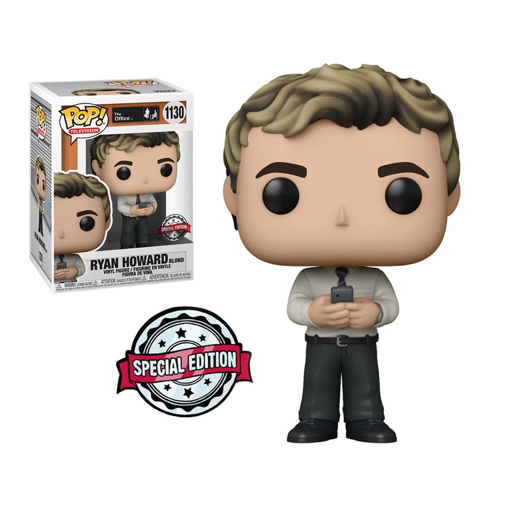 Funko Pop! The Office - Ryan Howard #1130 Loiro | Shopee Brasil