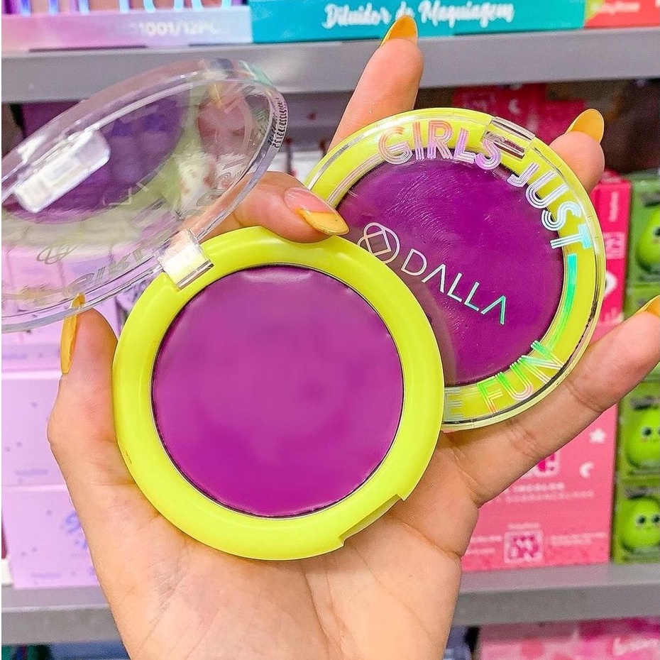 Blush Roxo em Creme Vegano Girls Just Wanna Have Fun Dalla - Maquiagem Cremoso