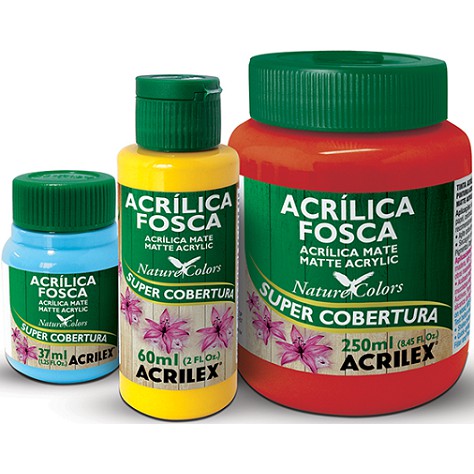 Tinta Acrílica Fosca 60ml Acrilex - Cores B - Desconto No Preço