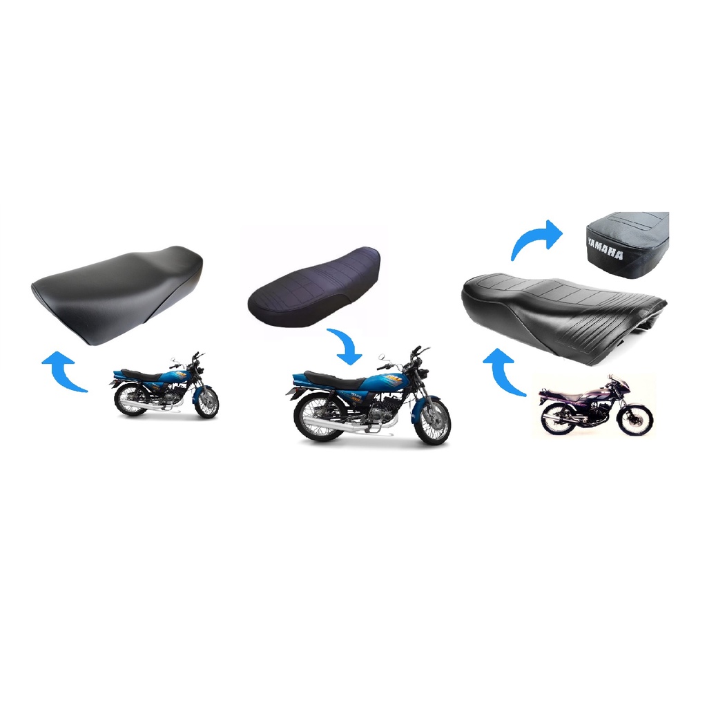 Capa Do Banco Yamaha Rd 125 / Rd 135 / Rdz 125 / Rdz 135 Modelo Original - Frizada Com Escrita e Lisa