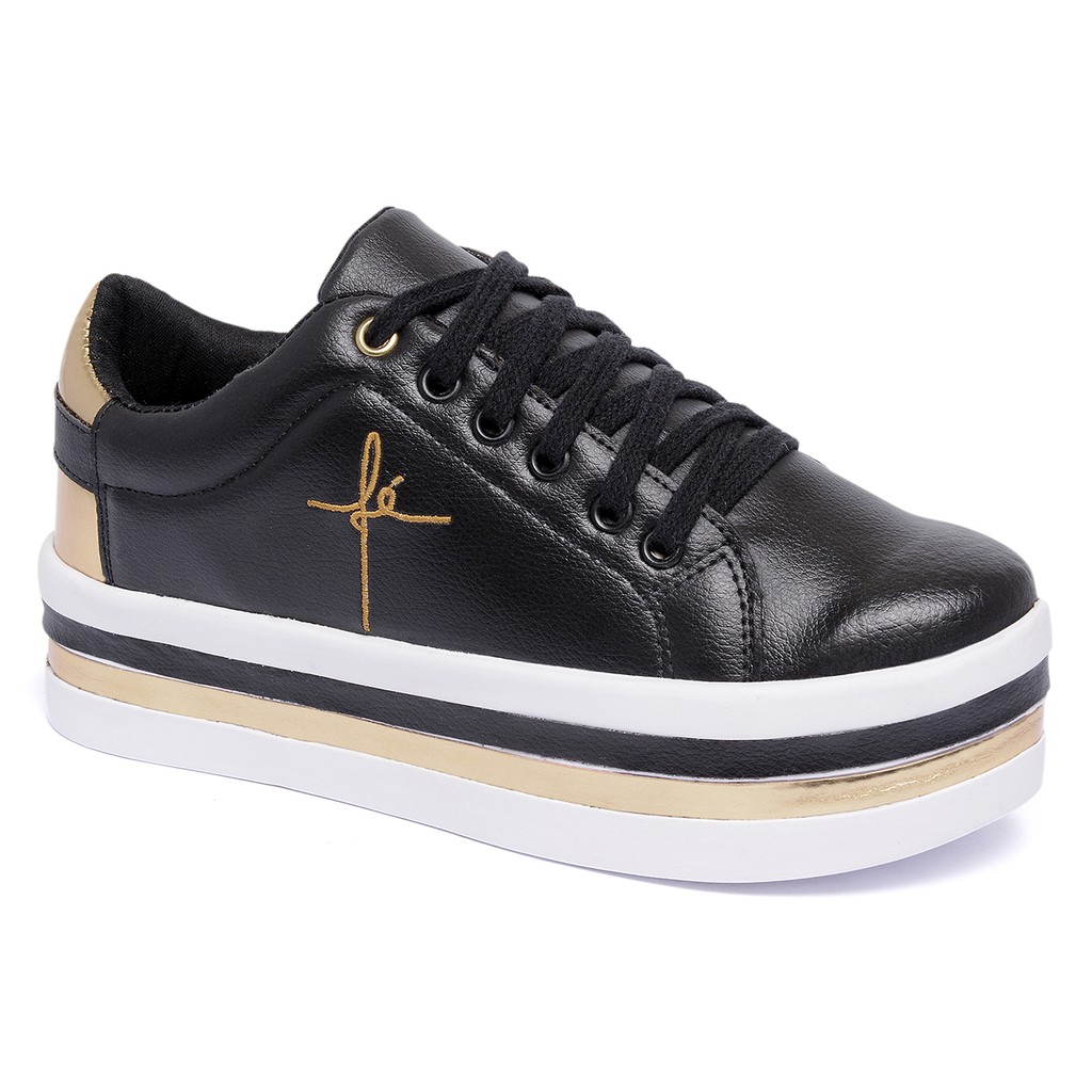 tenis plataforma baixa