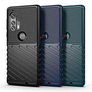 Rugged Fiber Shield Cover For Motorola Edge Plus Case Anti-knock Full Cover Back Case