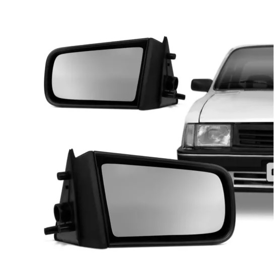 Par Espelho Retrovisor Chevette 87 88 89 90 91 92 93 Fixo Sem Controle