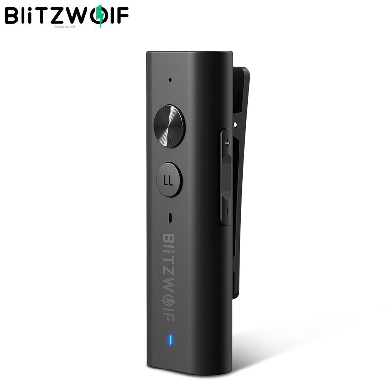 BlitzWolf ® BW-BR0 Receptor De Áudio Sem Fio bluetooth 5.1 Com Clip-on ...