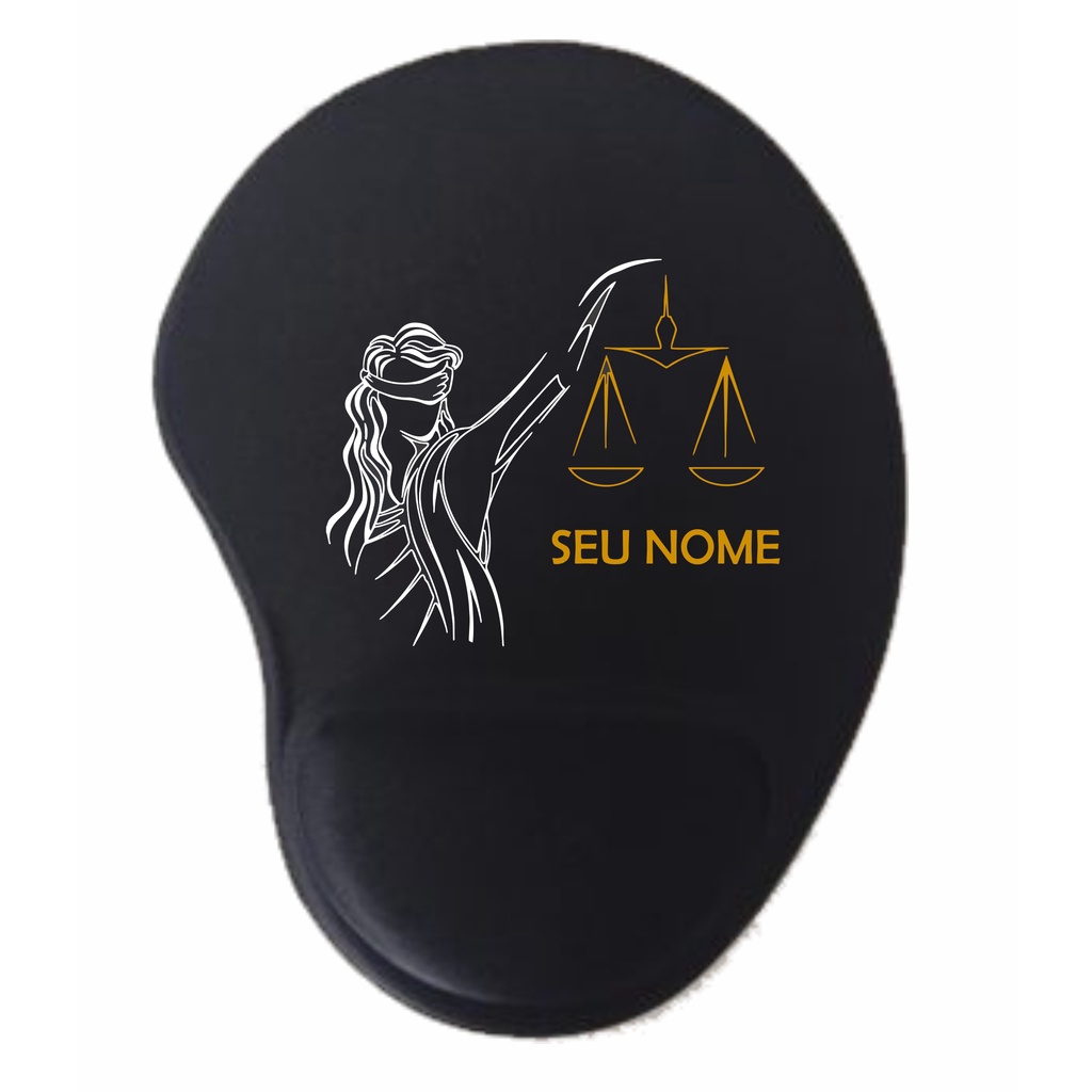 Mouse Pad gota com apoio Direito + seu nome Shopee Brasil