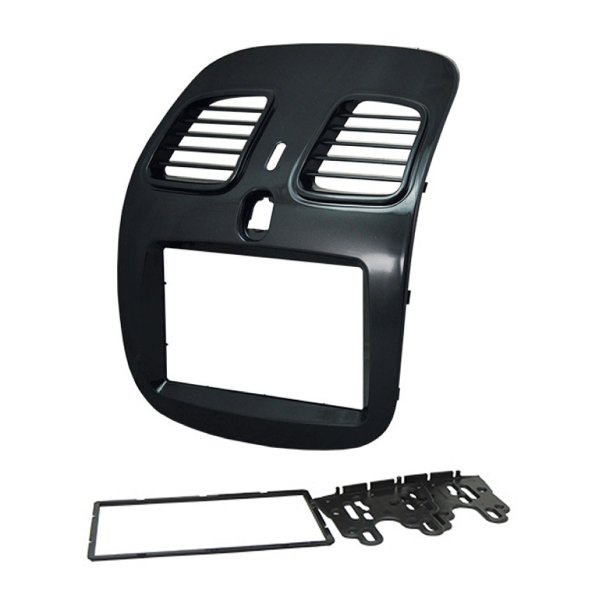 Moldura 2 Din Fiat Grand Siena,Palio Sporting - Black Piano em Oferta na Shopee