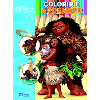 Colorir e Aprender Disney - Moana