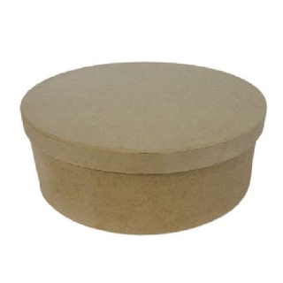 Caixa Redonda em Mdf Multiuso Decorativa 30x12
