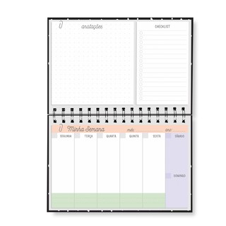 Planner Semanal Cart Es Gigantes Shopee Brasil