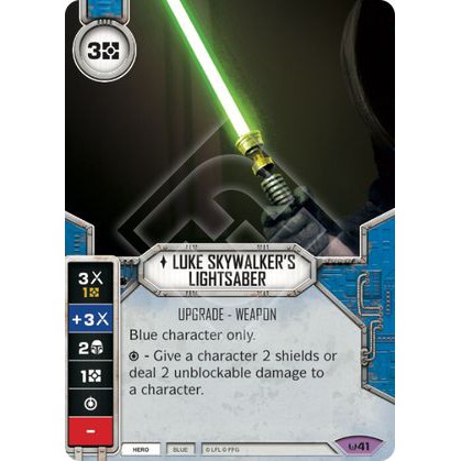 AW 41 - Luke Skywalker Lightsaber - Star Wars Destiny
