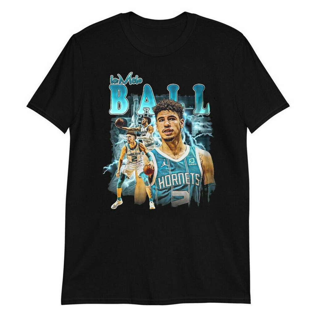 Camisa Charlotte Hornets Lamelo Ball Presente Vintage Masculina