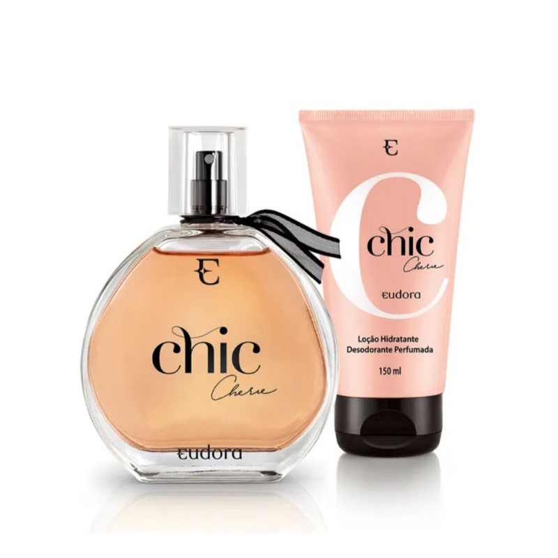 Kit Chic Chérie Desodorante Colônia 100ml + Loção Hidratante ...
