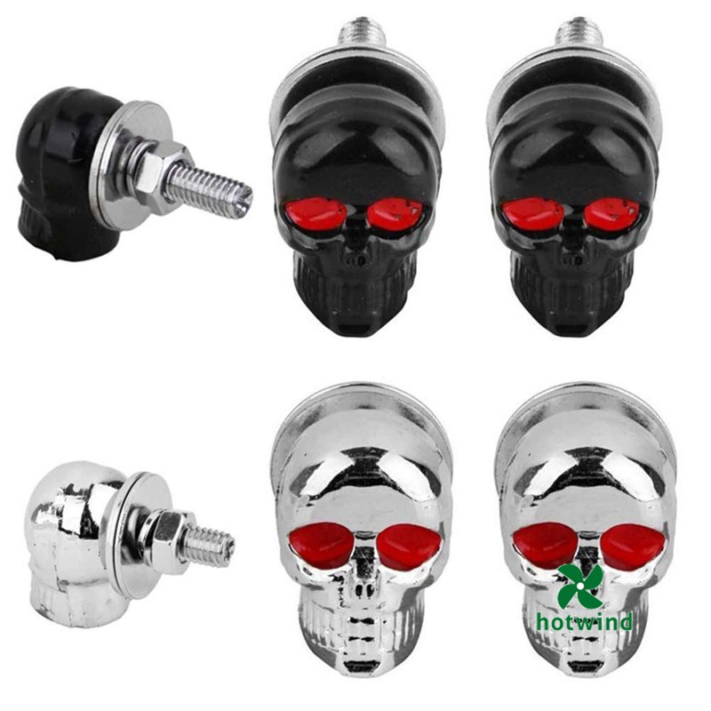 2 pcs De Parafusos E Fixador Para Automóveis Crânio De Motocicletas