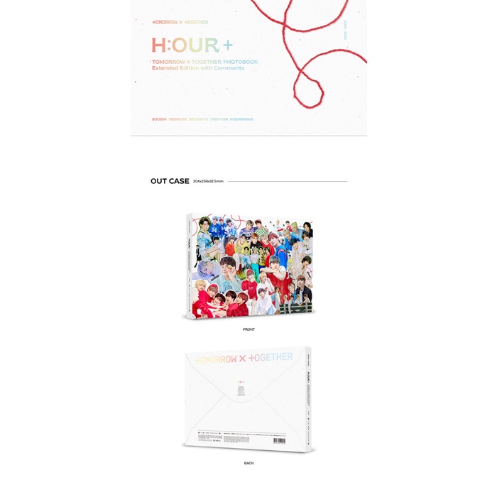 TXT - 3rd Photobook H:OUR & H:OUR SET | Shopee Brasil