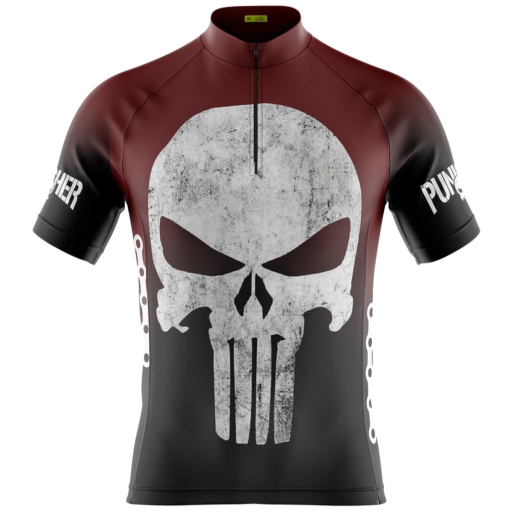 Camisa Ciclismo Camiseta Ciclista Roupa de Ciclismo Masculina Mountain bike BF Justiceiro protecao UV+50 — imagem 1