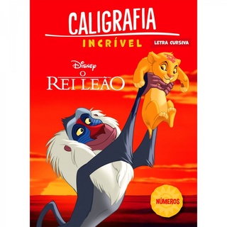 Caligrafia Incrível Disney - O Rei Leão Números (cursiva)