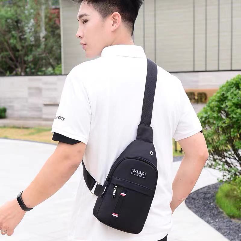 Mochila Bolsa de Peito Tiracolo Pochete Bolsa Transversal Masculina/3311