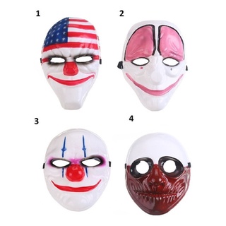 Mascara De Palhaço Para Festa Payday Video Game