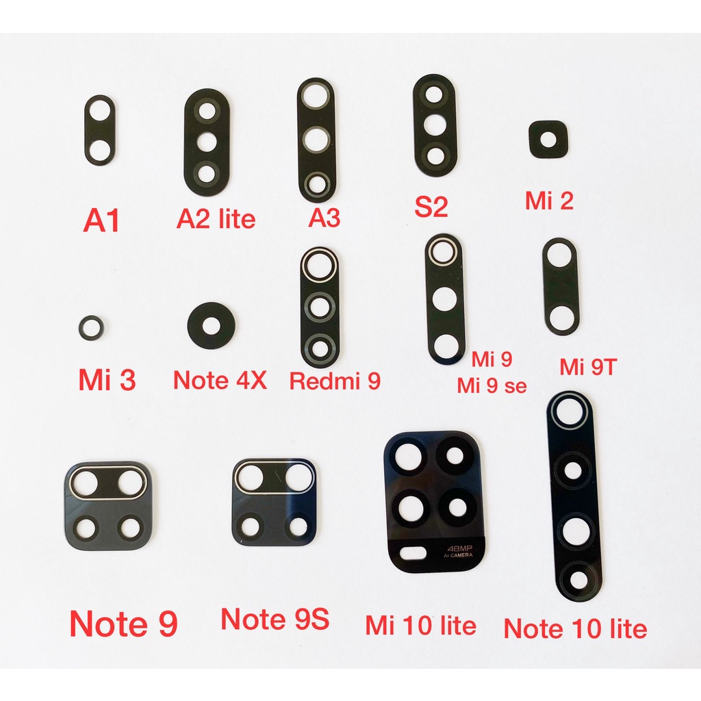 MMOBIEL Lente Fotocamera Posteriore Di Ricambio Per Xiaomi Mi 10 Lite 5G 2020 - Kit Con Adesivo, Pinzette E Panno - 6