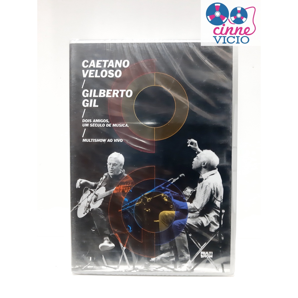 DVD - Caetano Veloso e Gilberto Gil No Multishow Ao Vivo