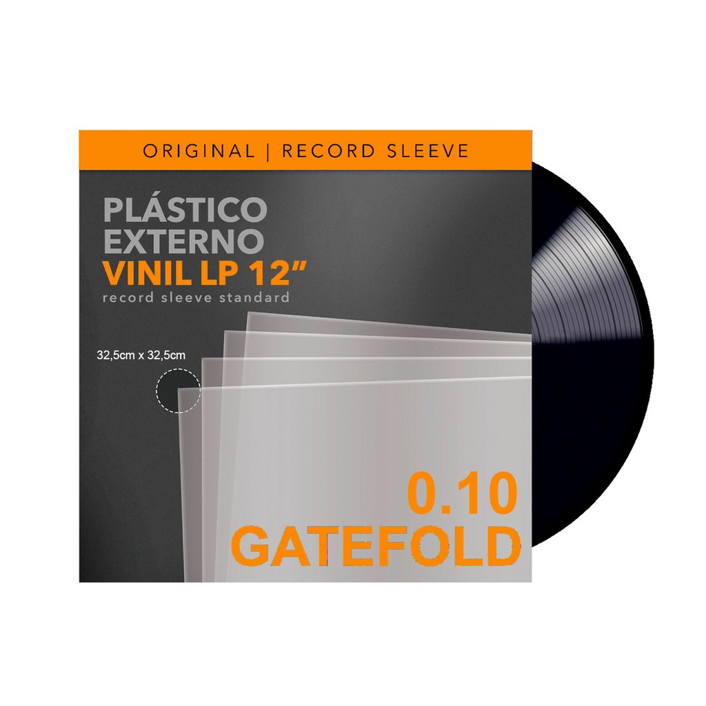 Plasticos Vinil Lp Gatefold 0,10 - 15 Unidades