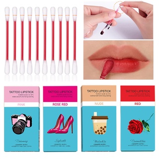 20pcs/set Creative cotton swab Lip Tattoo Long Lasting Velvet  Matte Lip Tint