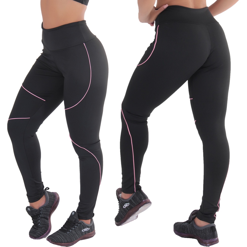 Legging Fitness Feminina Cintura Alta Compressão - Women Clothes
