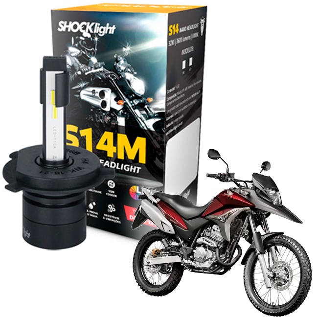 Lâmpada Ultra Led Farol Moto Honda Xre 300 2010 2011 em Oferta na Shopee