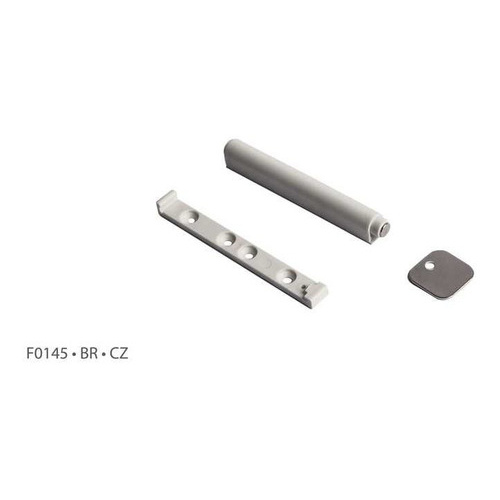 ( Kit - 5 Und ) Fecho Toque Magnético Pulsador Branco Tip-On