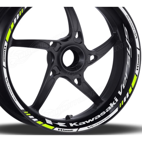 Friso + Adesivo Interno M3 Roda Moto Kawasaki Versys 1000