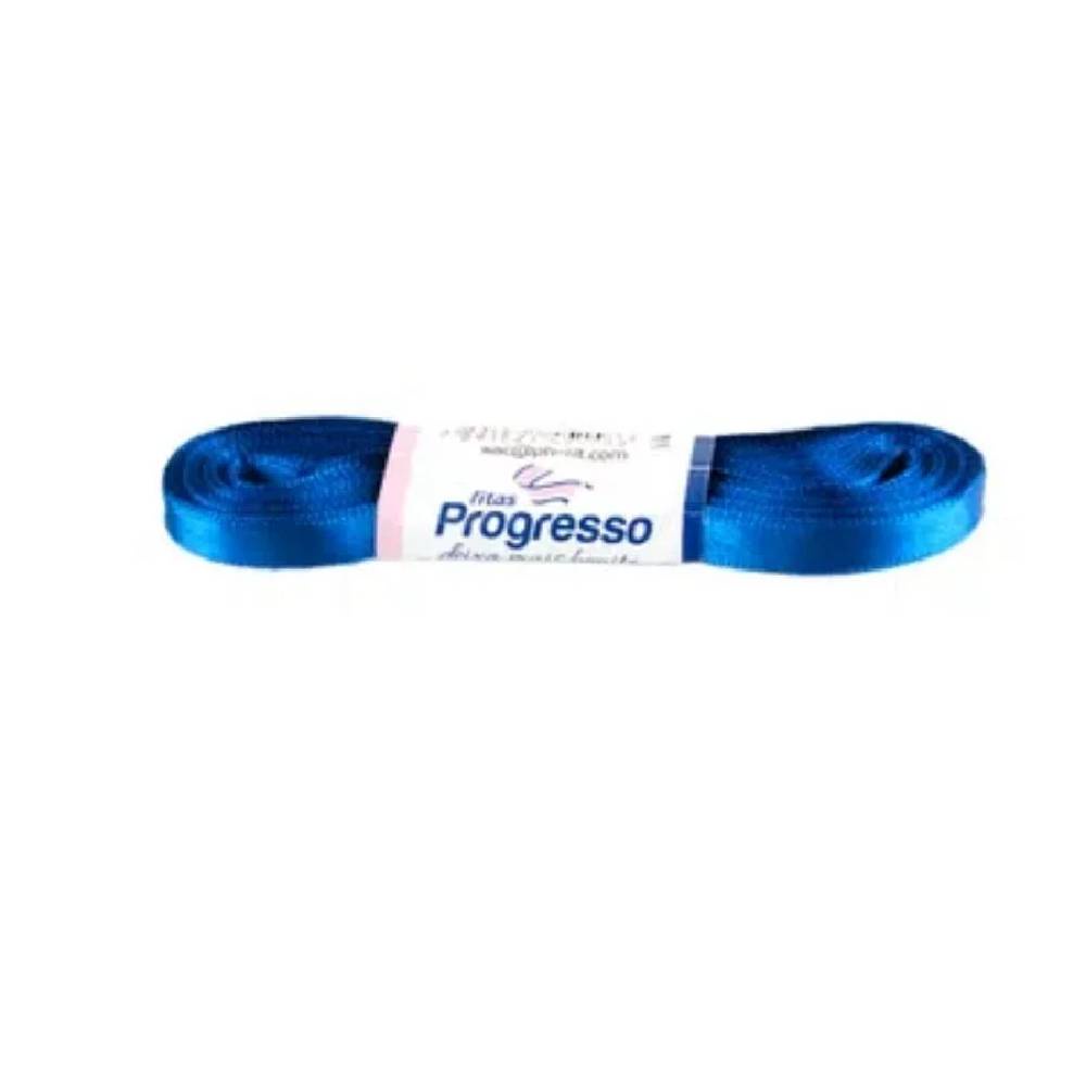 Fita de Cetim Progresso 7mm nº1 - 10m 276 Azul Pavão - 1un em Oferta na Shopee