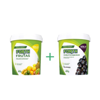 Adubo Forth Frutas 400g + Jabuticabeira 400g adubo via solo em Oferta na Shopee