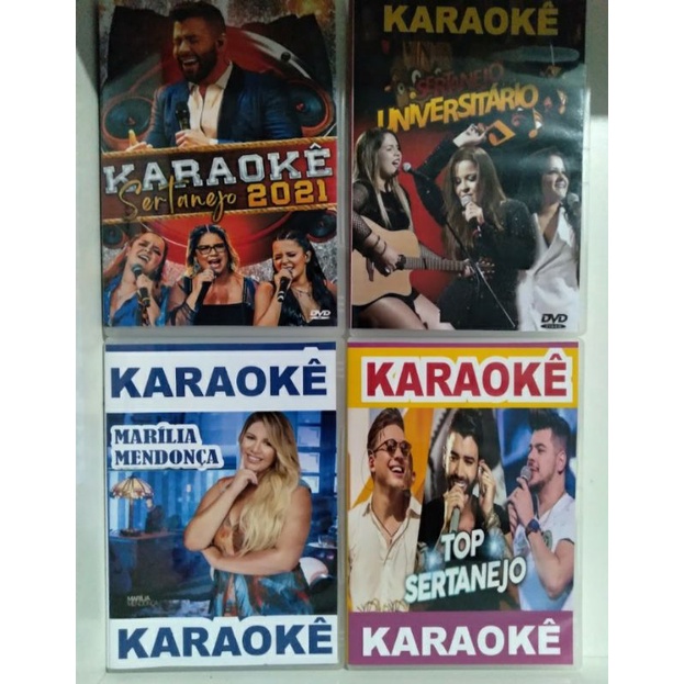 karaokê sertanejo universitário kit